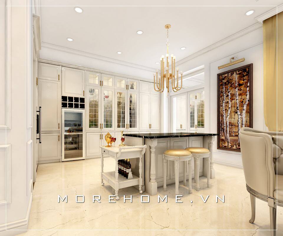 Mẫu nội thất biệt thự tân cổ điển đẹp